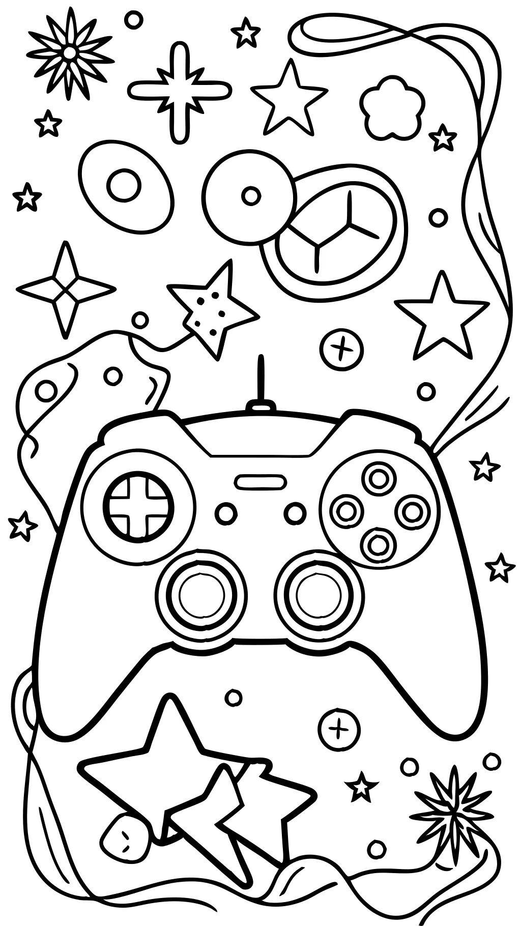 coloriages de contrôleur Xbox